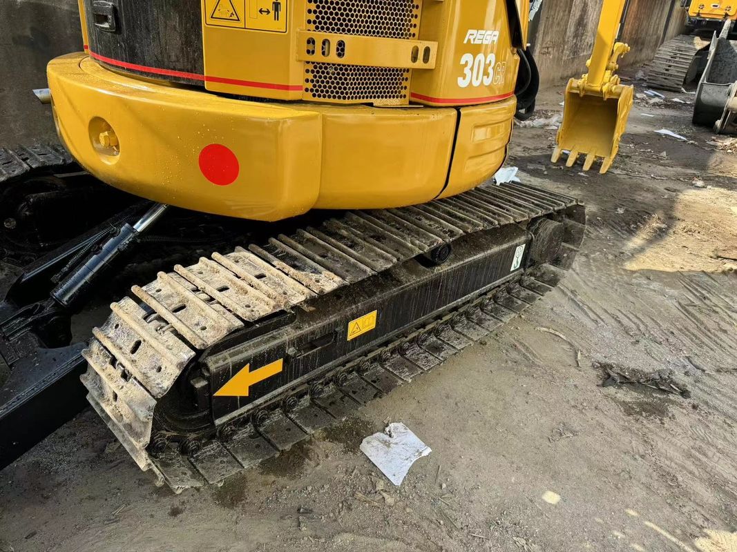 เครื่องขุดที่ใช้ Track mini Excavator เครื่องขุดที่ใช้ Caterpillar Cat306 สําหรับการบ้าน