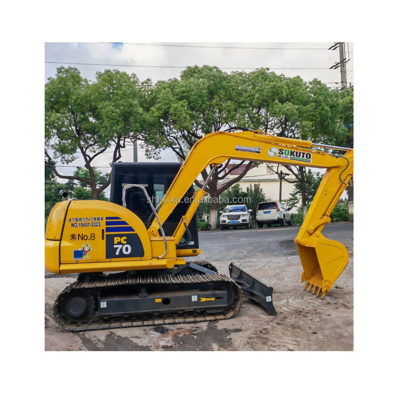 7 ตัน สีเดิม ใช้ Komatsu Excavator Komatsu Pc70 7000KG