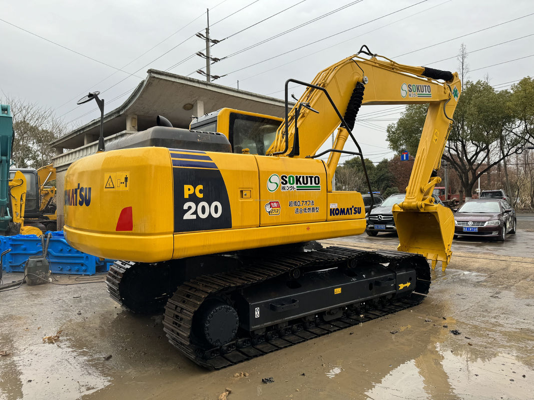 20 ตัน สีเดิม ใช้ Komatsu Excavator Pc200 เครื่องขุดก่อสร้าง