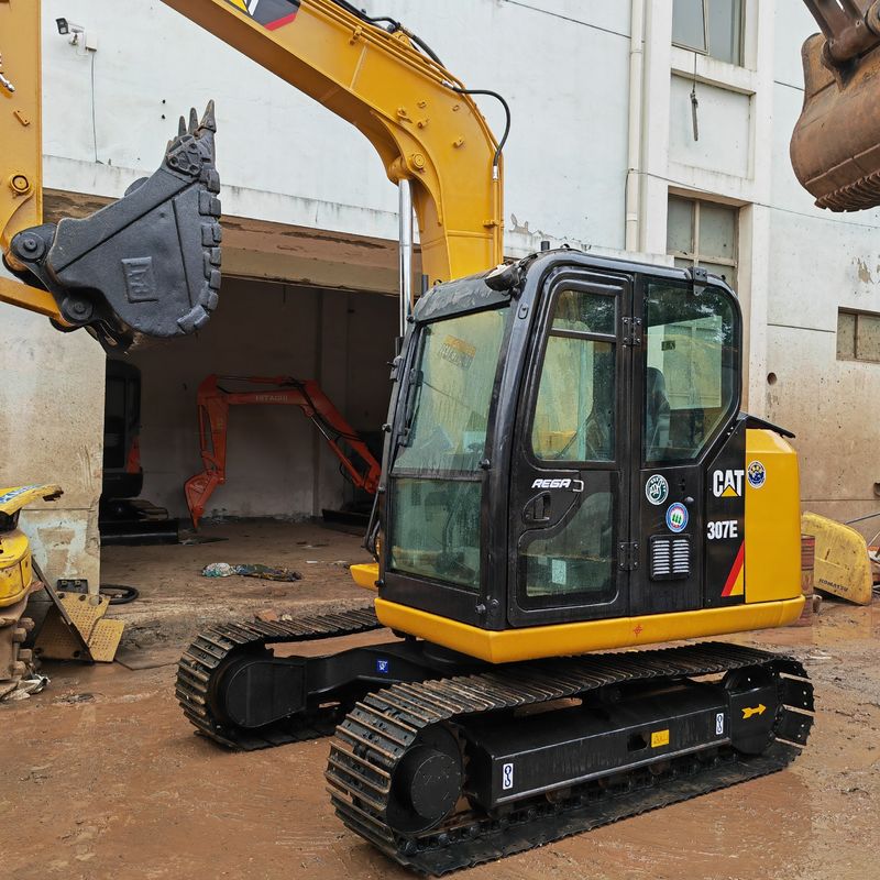 เครื่องเลื่อนคุณภาพสูง เครื่องขุดที่ใช้ CAT 307E2 เครื่องขุดที่ใช้ สร้างอุปกรณ์ขนาดเล็ก เครื่องจักรการก่อสร้าง มี EPA