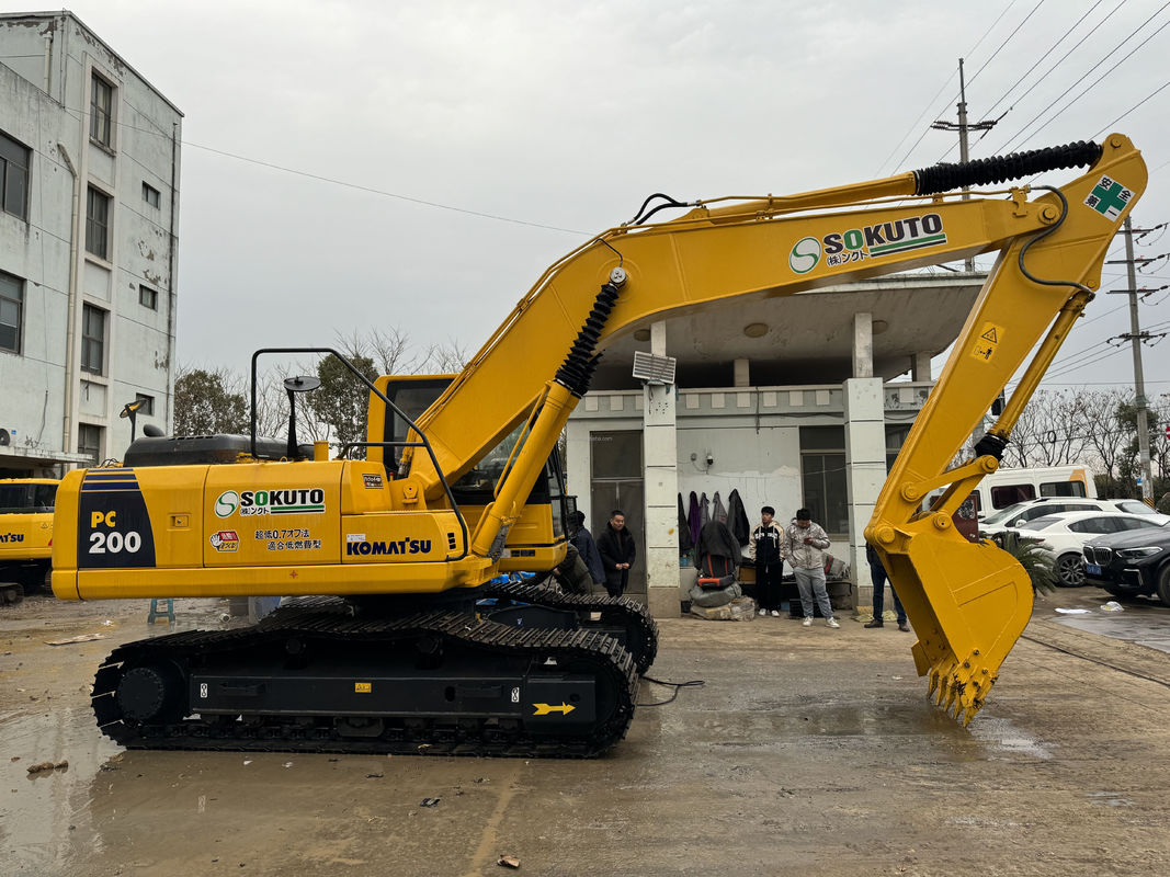 เครื่องขุด 20 ตัน มือสอง Komatsu PC200 Excavator Crawler Type