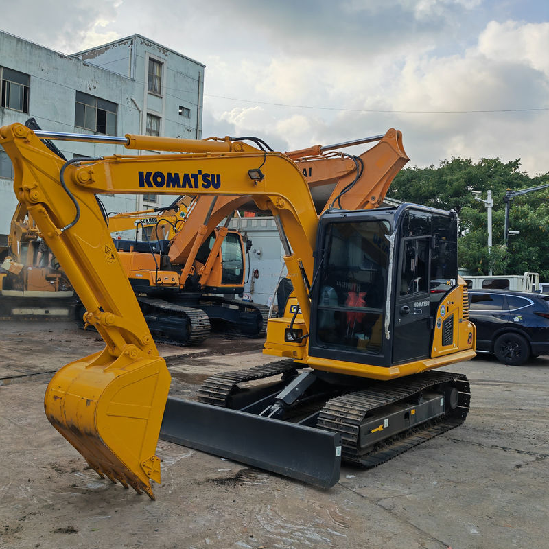 ยี่ห้อญี่ปุ่น Komatsu PC70 PC78 PC60 PC55 มือสอง 6.5 ตัน