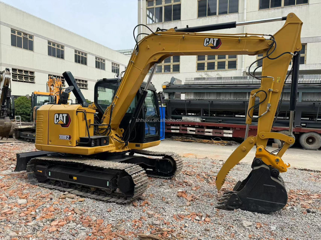 เครื่องขุดถัง ใช้ Caterpillar cat308e มือสอง ญี่ปุ่น เครื่องยนต์ cat 308e พร้อมใบรับรอง EPA ใช้ cat 308 e