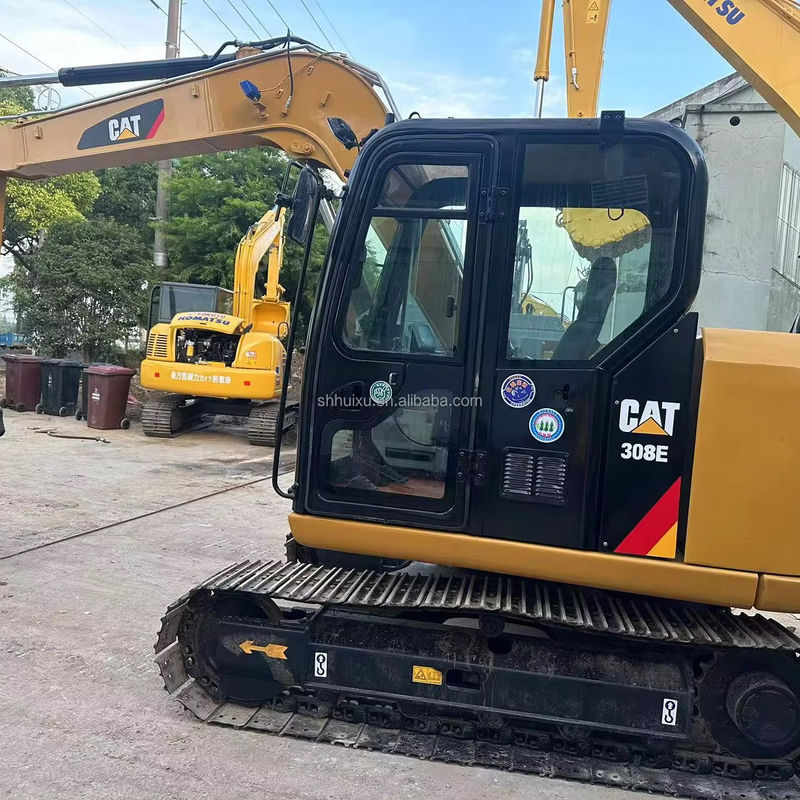 เครื่องขุดของญี่ปุ่นมือสอง cat 308e ใช้กับ EPA เครื่องยนต์เครื่องจักรการก่อสร้าง cat 308e ใช้สําหรับขาย