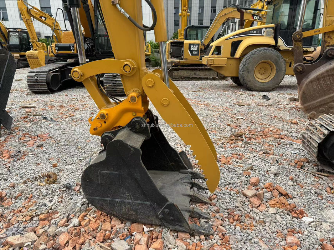 เครื่องขุดถังมือสอง cat308e สภาพดี เครื่องขุดถังมือสอง cat308c ชั่วโมงทํางานต่ํา