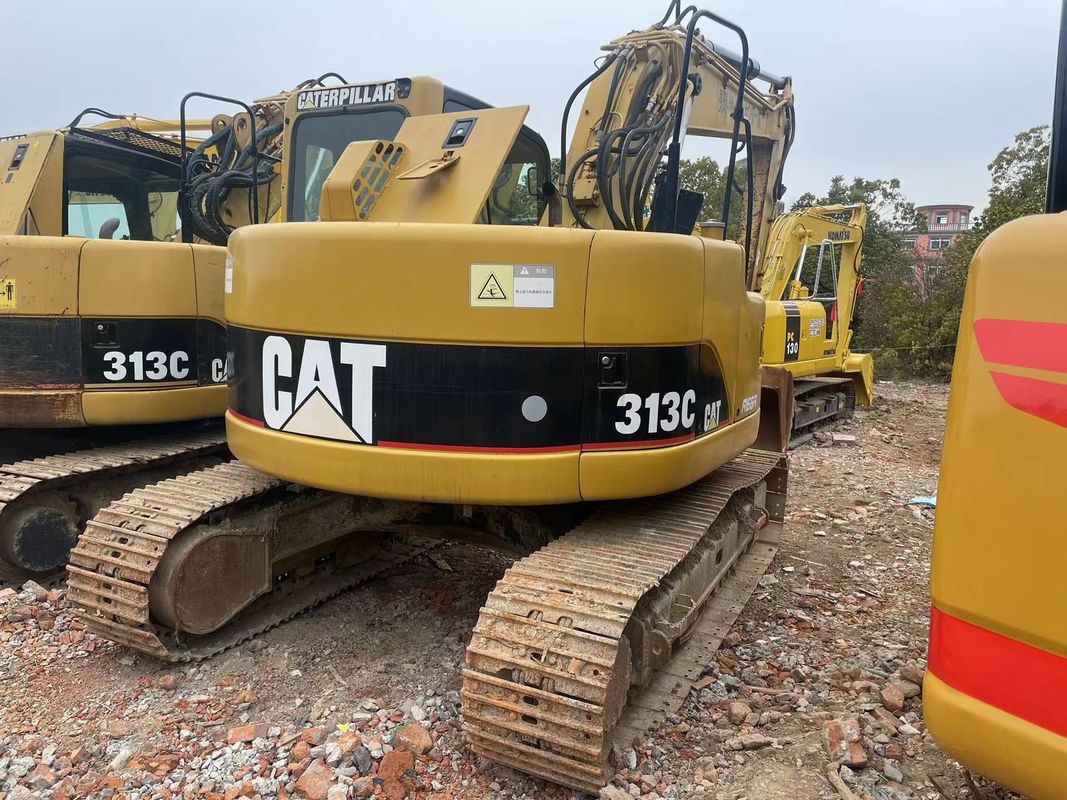 13 ตัน excavator ใช้ cat 313c/แรงขุดสูง excavator มือสอง cat 313c