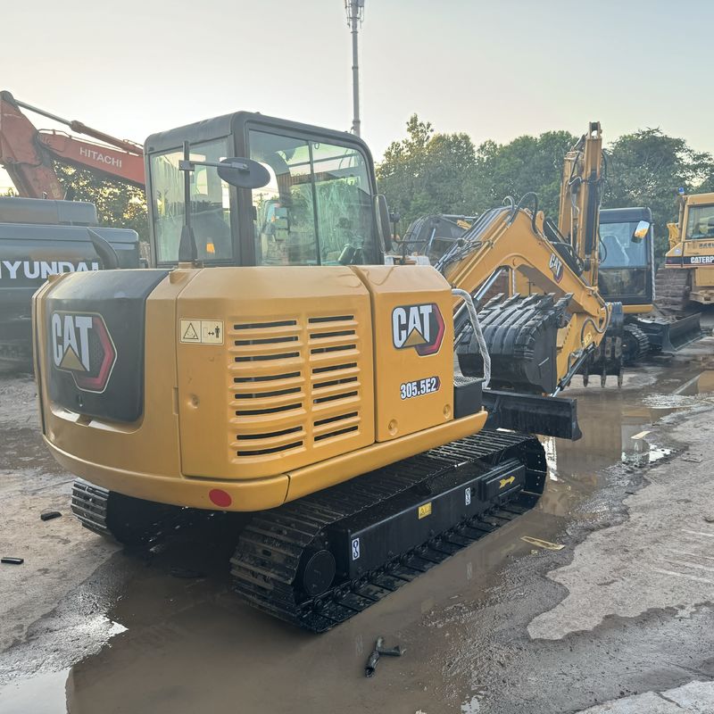 สอดคล้องกับมาตรฐานการปล่อยของสหภาพยุโรปใช้ excavators excavator CAT 305.5E2 มี EPA และ CE ใบรับรอง คุณภาพที่ดีที่สุด ราคาที่ดีที่สุด