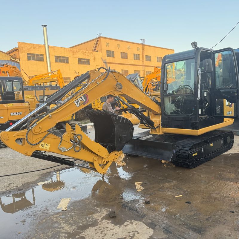 สอดคล้องกับมาตรฐานการปล่อยของสหภาพยุโรปใช้ excavators excavator CAT 305.5E2 มี EPA และ CE ใบรับรอง คุณภาพที่ดีที่สุด ราคาที่ดีที่สุด