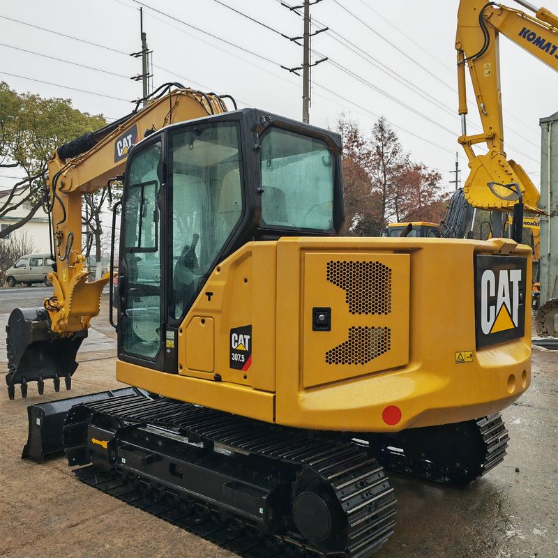 เครื่องขุดขยะแบบคลื่น CE/EPA เครื่องขุดขยะขนาดเล็กขนาดเล็กขนาด 7 ตัน CAT 307.5 สําหรับขาย 306 307.5 308 สภาพดี
