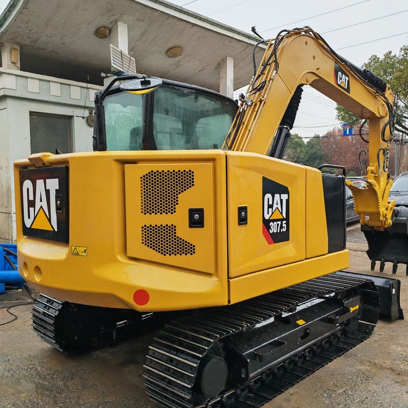 เครื่องขุดขยะแบบคลื่น CE/EPA เครื่องขุดขยะขนาดเล็กขนาดเล็กขนาด 7 ตัน CAT 307.5 สําหรับขาย 306 307.5 308 สภาพดี