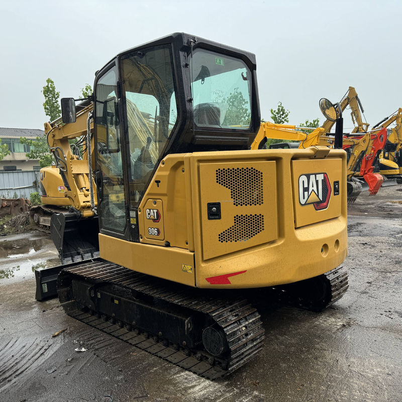 คุณภาพดีที่สุด CAT Excavator Caterpillar CAT306 เครื่องขุดขยะ Mini CAT306 สําหรับขาย