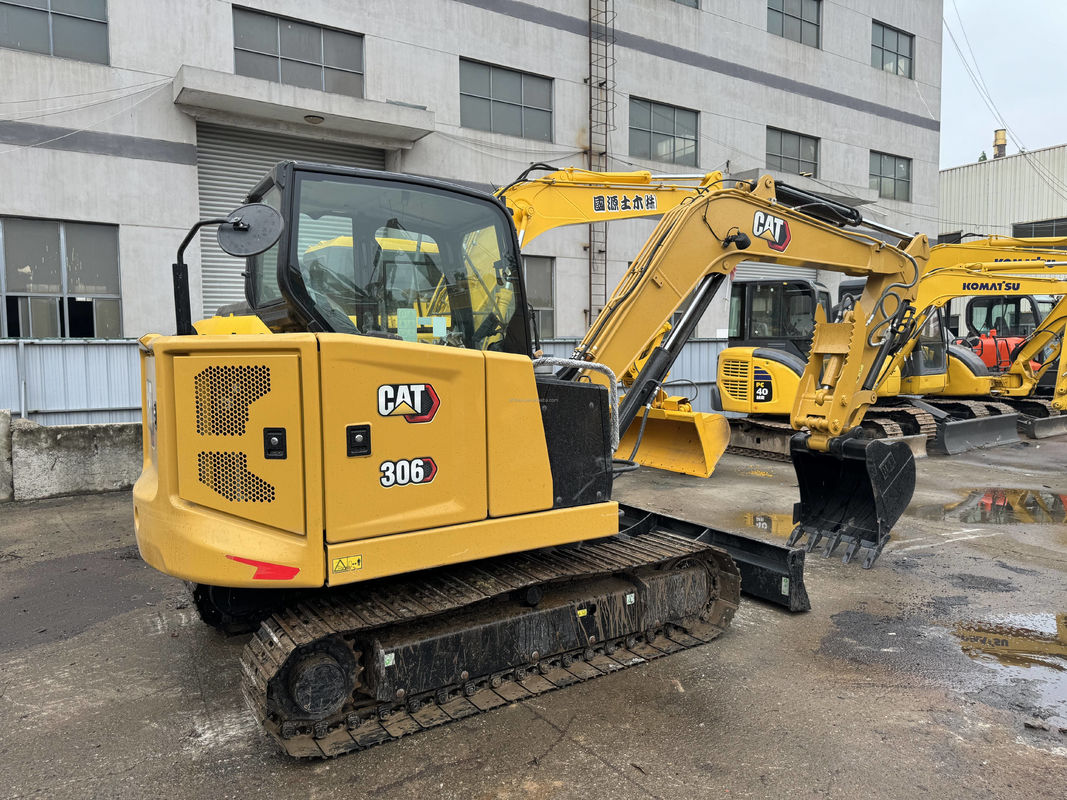 คุณภาพดีที่สุด CAT Excavator Caterpillar CAT306 เครื่องขุดขยะ Mini CAT306 สําหรับขาย