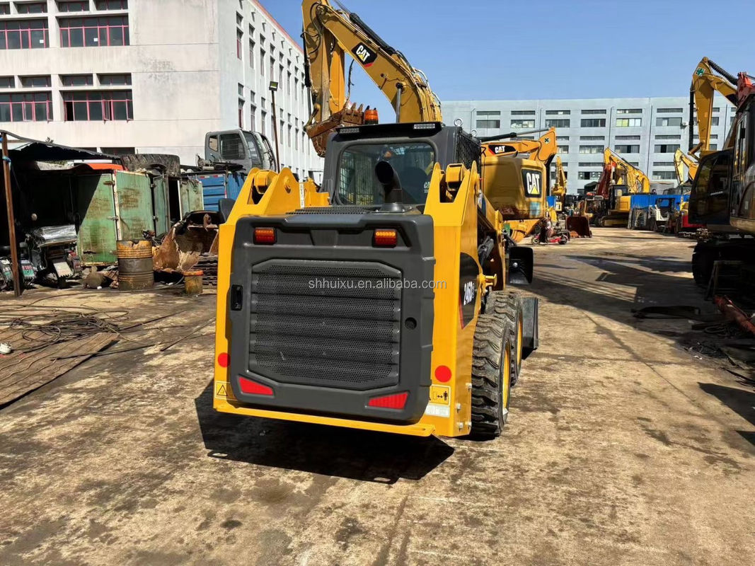 Caterpillar 246D Skid Steer เครื่องบรรทุกสกิดสเตอร์ Cat 246C ที่ใช้แล้ว เครื่องบรรทุกแมวมือสอง