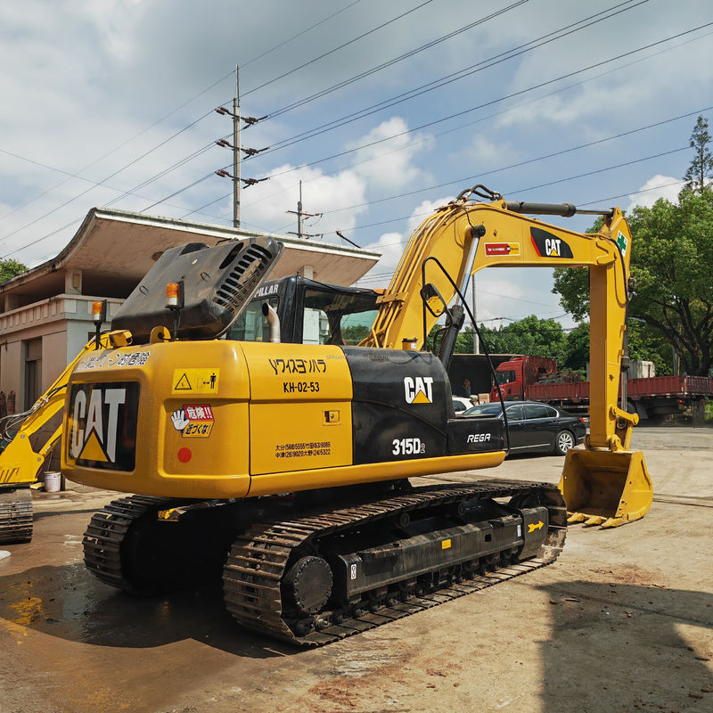 ใช้ CAT 315D2 กับ 15 ตัน Crawler Excavators ในเครื่องจักรก่อสร้างที่ดีทํางาน CAT 315D2 Excavator