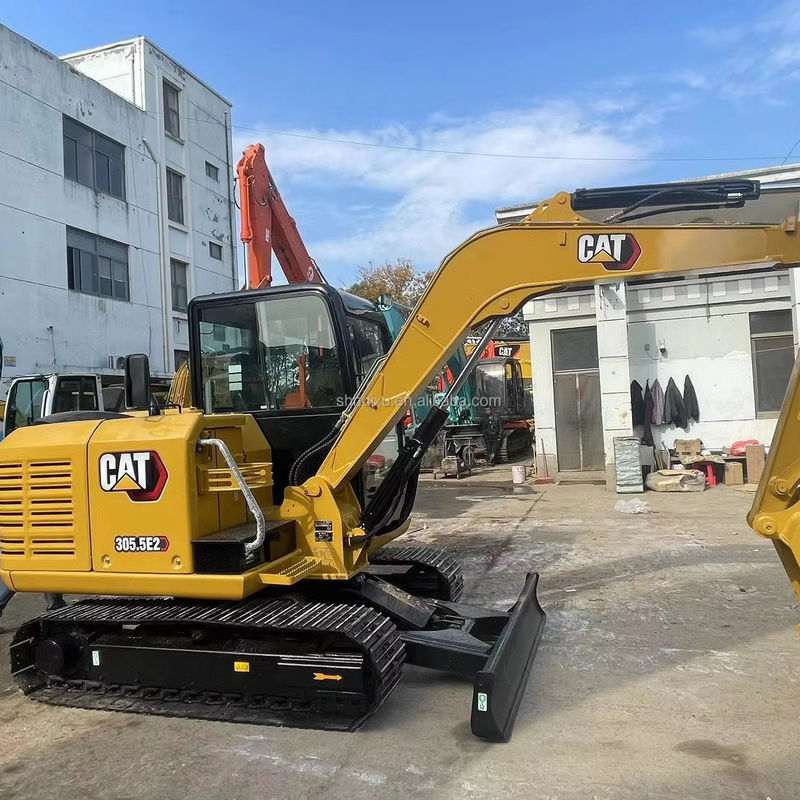 เครื่องขุด CAT305.5E ที่ใช้แล้วในคลัง เครื่องขุด CREWLER เครื่องขุดมือสอง เครื่องขุดแรงสูง CAT305.5E เครื่องขุดขาย