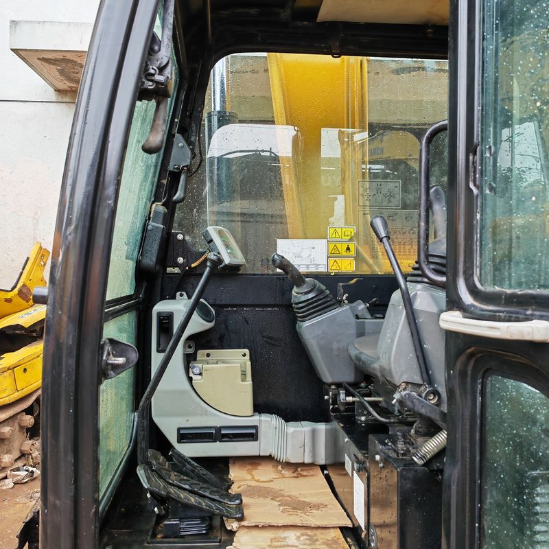 สีเหลืองสีใหม่ cat307e/เครื่องขุดมือสอง cat307e ขาย