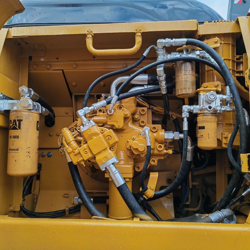 สีเหลือง แรงขุดสูง ใช้ cat336d /มือสอง excavator cat336d ขาย