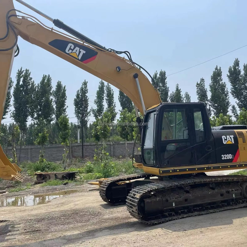 สีเดิมใช้ excavator cat 320d ในประเทศจีน ซางไฮ้มือสอง cat 320d สําหรับขาย