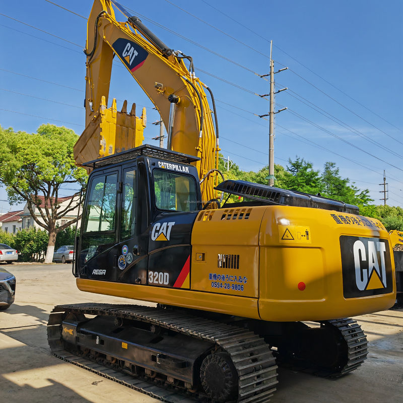 เครื่องขุด 20 ตันมือสอง cat320d / มือสอง เครื่องขุด crawler คุณภาพดี cat320d มีเวลาการทํางานต่ํา สําหรับขาย