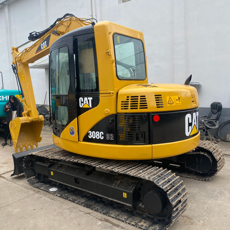 8 ตัน เครื่องขุดแคลน CAT 308C มือสอง CAT 308C ด้วยสีเดิม ราคาถูก CAT 308C สําหรับขาย