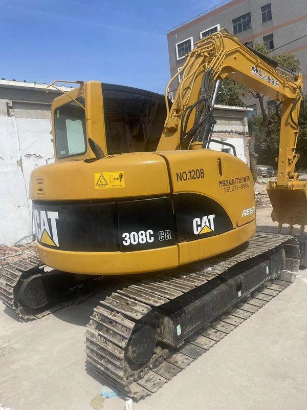 8 ตัน เครื่องขุดแคลน CAT 308C มือสอง CAT 308C ด้วยสีเดิม ราคาถูก CAT 308C สําหรับขาย