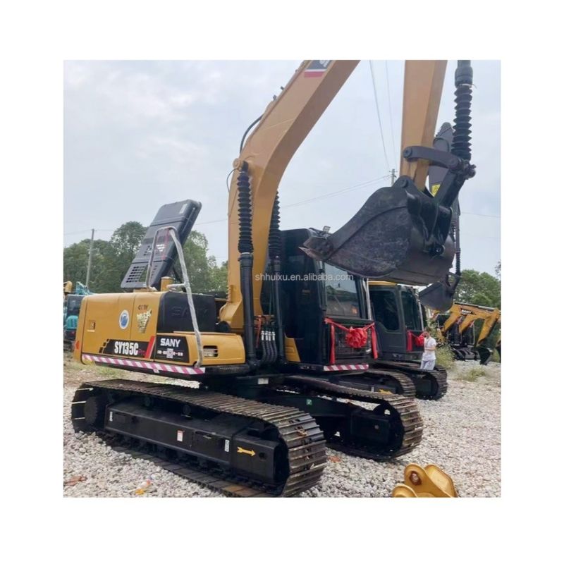 ใช้ 13 ตัน excavator SANY 135 สินค้าที่ทําจากจีน excavator SANY 135 ของแท้ SANY 135 ราคาถูก