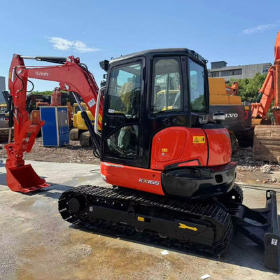 6500กิโลกรัม เครื่องจักรกลก่อสร้างขนาดเล็ก Kubota Kx165 ร้านขายเสื้อผ้า