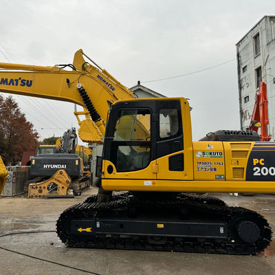 20 ตัน สีเดิม ใช้ Komatsu Excavator Pc200 เครื่องขุดก่อสร้าง
