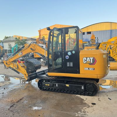 สอดคล้องกับมาตรฐานการปล่อยของสหภาพยุโรปใช้ excavators excavator CAT 305.5E2 มี EPA และ CE ใบรับรอง คุณภาพที่ดีที่สุด ราคาที่ดีที่สุด